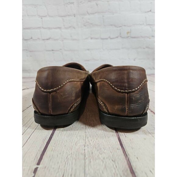 Johnston & Murphy Trevitt Woven Venetian Leather Loafers Men's Size 11.5 - Picture 6 of 8